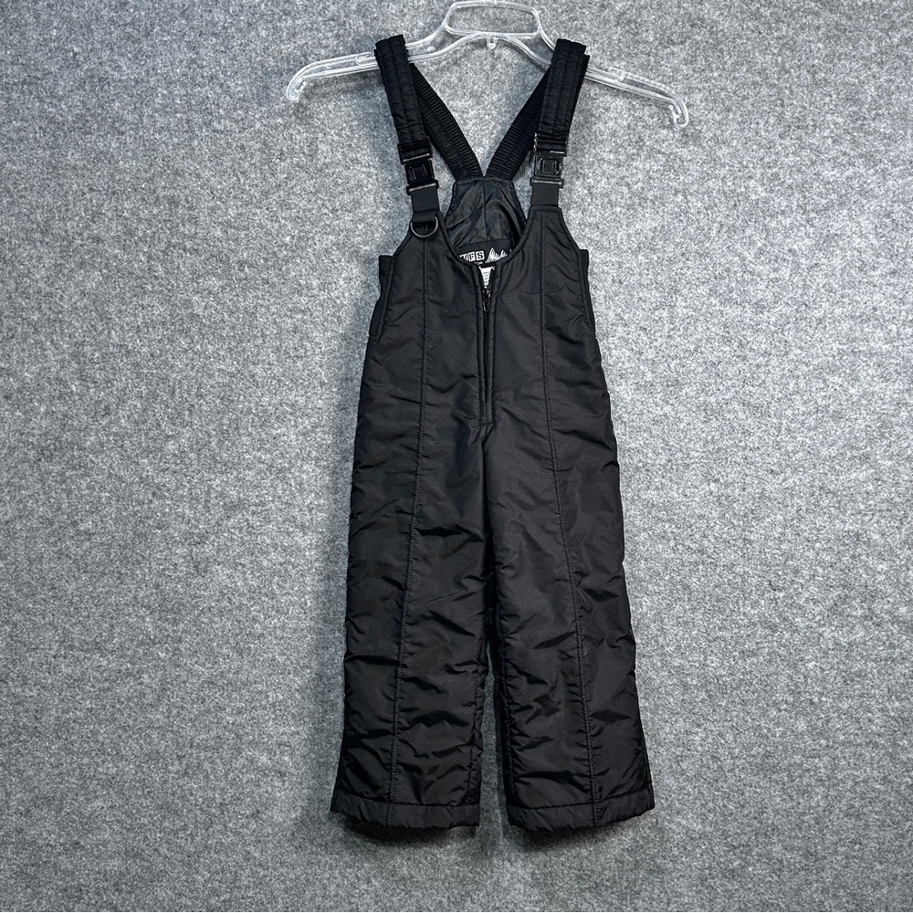 WFS Element Gear Black Snow Bib Overalls Size 3T Winter Snow Pants Outdoor Warm